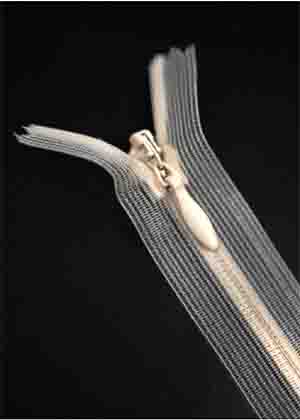 Rejtett zipzár 30 cm hosszú